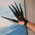Articulated Halloween Finger Claws - Black Pair